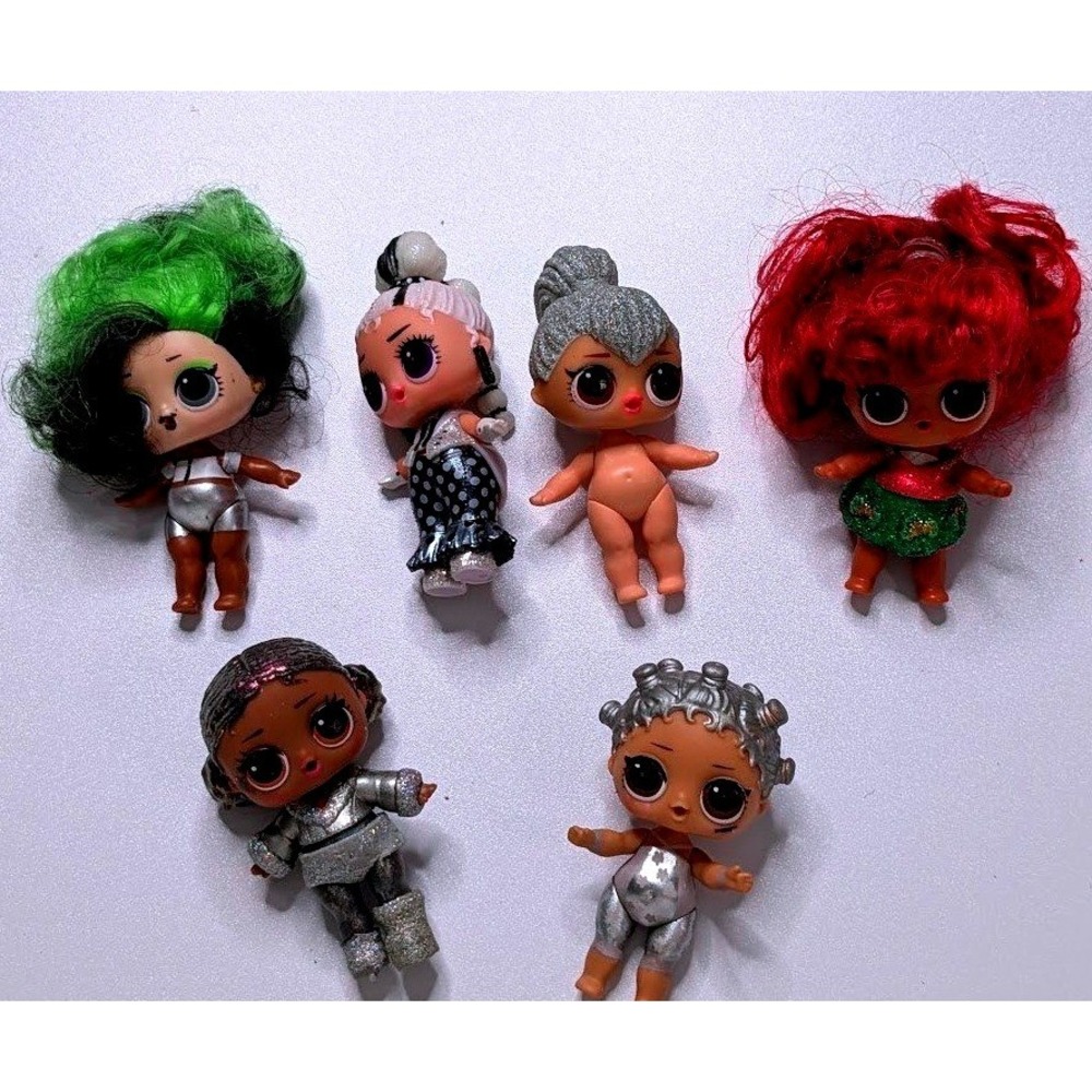L.O.L. Surprise! Glitter Series Tot Figures Lot – Multicolor 3"